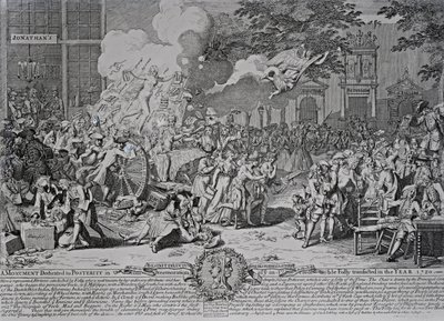 Jälkipolville omistettu monumentti, 1720 tekijältä Bernard Picart